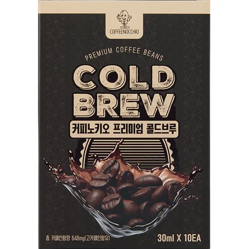 [커피노키오] 연예인도 반한 더치커피원액 콜드브루 액상스틱 (30ml ), 1개, 10개입, 30ml