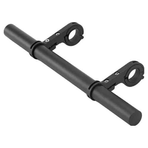 자전거 핸들바 확장바 익스텐더 거치대 MTB 로드자전거 스마트폰 라이트 브라켓, 1개, 블랙
