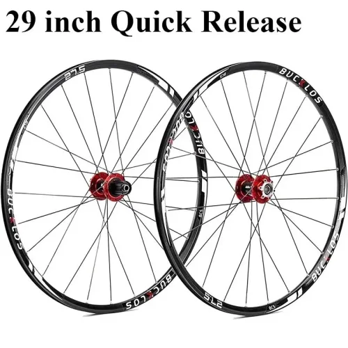 BUCKLOS 탄소 허브 휠셋 26/27.5/29 인치 Mtb 세트 디스크 브레이크 산악 자전거 QR TA 사이클링 부품
