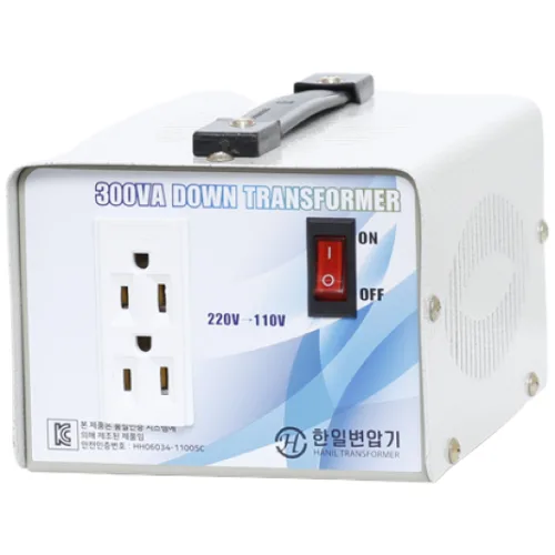 300va 220-110 다운변압기 / 한일트랜스/도란스/ 외국제품을 한국에서 사용, 1개