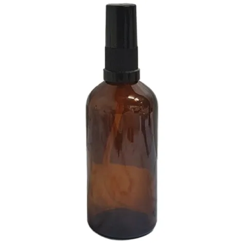 스프레이 유리용기 앰버 브라운 - 100ml 갈색공병