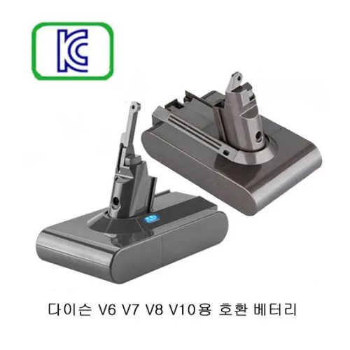 다이슨 청소기 호환배터리 V6 V7 V8 V10용 교체 국내당일발송 옵션많아 잘확인하세요, V6 3.0Ah