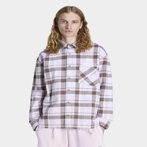 아디다스 남성 셔츠/블라우스 ADIDAS 플란넬 슬리브 워크 KG6452