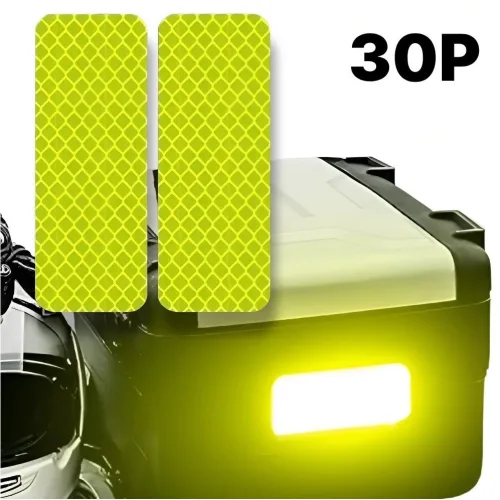 보고상점 오토바이 야간 반사스티커, 형광, 30P