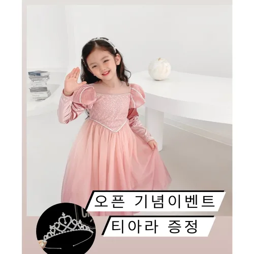 바비원피스 캉캉드레스 트윙클 스팽글 퍼프소매 허핑 여아원피스 할로윈 생일 파티 드레스