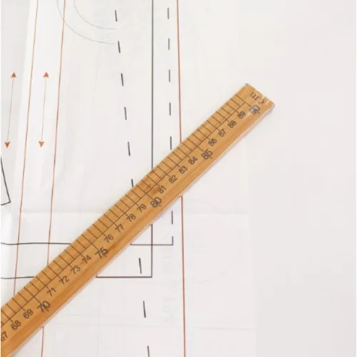 릴리패브릭 대나무자,나무자(90cm), 단일상품, 1개