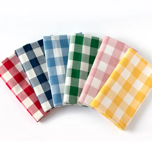 릴리패브릭 면20수 선염 3cm 캐주얼 레트로 빅체크 6color, 그린, 1개