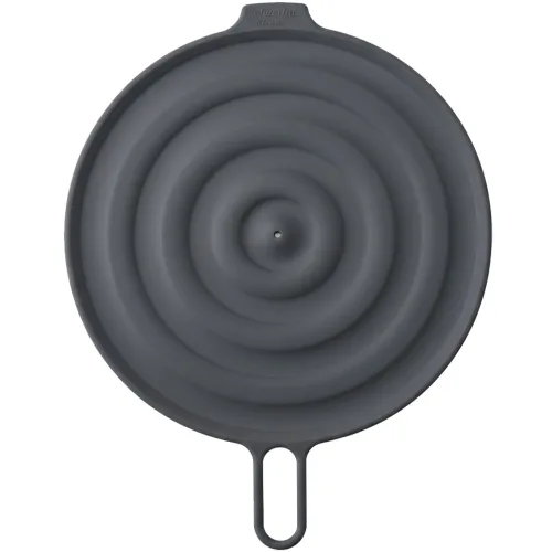 치타쇼 실리콘 듀얼 멀티 뚜껑, 그레이 색상, (18cm~30cm 멀티커버), 1개, 32cm