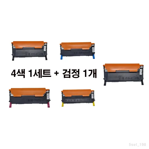 [MOA 재생토너] 삼성 CLP 320K 표준용량 5색set, 1세트, 5색