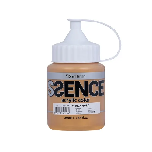 신한에쎈스 아크릴컬러 Bottle 물감 B 시리즈 리치골드 174, 250ml, 1색