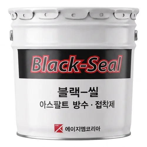 블랙씰 아스팔트방수접착제 롤슁글 접착제 접착본드 +붓포함, 1개