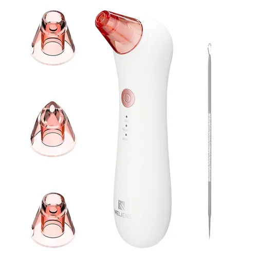 멜리언스 진공 피지제거기 뷰티라이트 얼굴 코 피지흡입기 압출기, 단일상품, 혼합 색상