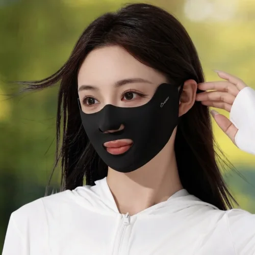 HERON 아이스 실크 야외 운동 러닝 자외선 차단 UPF50+ 통기성 가벼운 마스크