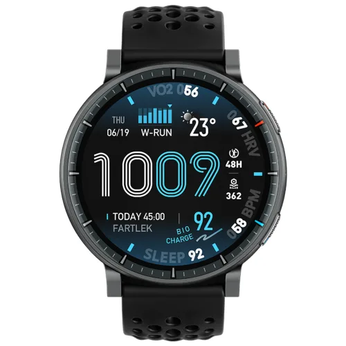 어메이즈핏 스마트워치 ACTIVE MAX, GPS + 블루투스, 48mm, 블랙