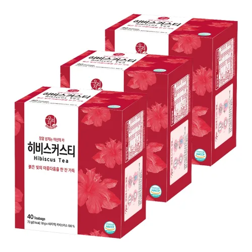 송원 히비스커스 40T x3개, 1.8g, 40개입, 3개
