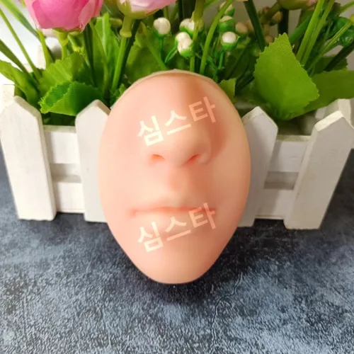 피어싱연습용 귀모형 피어싱 귀걸이전시 실리콘 코 입술 혀 반영구 몰드