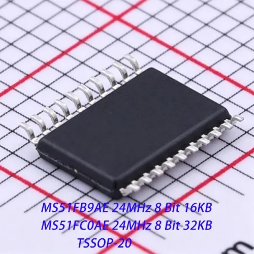 10PCS MS51FB9AE MS51FC0AE TSSOP-20 24MHz 8 비트 16KB 32KB 플래시  원본 MS51FB9AE MS51FC0AE