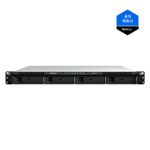 시놀로지 RS826RP+ 4베이 랙타입 서버 스토리지 NAS 전용하드 포함, 20TB (HAT3320 20TB x 1개)