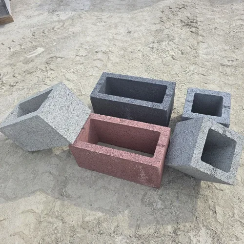 [자체생산] 큐블럭 디자인블럭 190x190x390 벽돌 인테리어 큐브블럭 DIY 콘크리트 전원주택 담장 마당, 1개, 레드