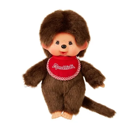 일본 프리미엄 몬치치군 스탠다드 봉제인형, 1개, 브라운, 19cm