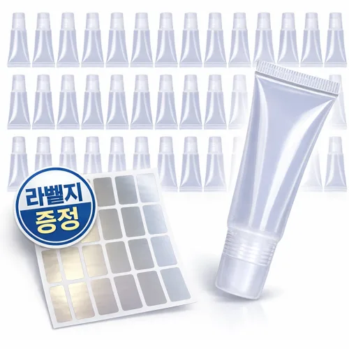 알파벳샵 화장품 여행용 메모가능 소분 용기 5ml, 30개, 5g 튜브 공병 세트