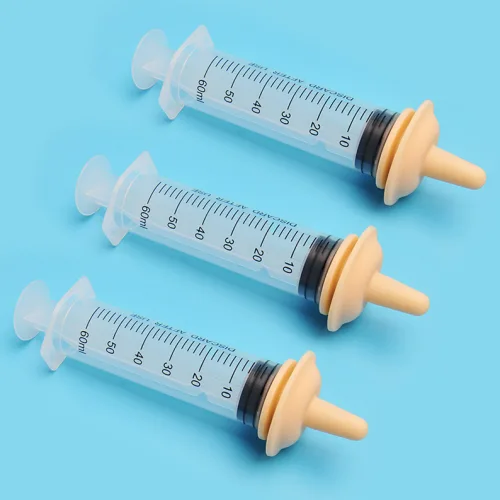 레몽크리프 반려동물 파충류 피딩 주사기, 60ml, 3개
