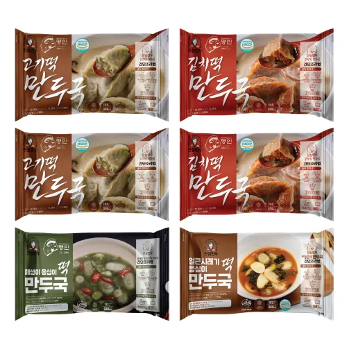 만두 2호 4종 나눔만두세트, 194g, 6개