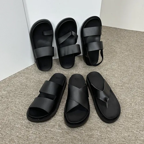 센시노 남녀공용 키높이 가죽 푹신한 커플 슬리퍼 발편한 쪼리 샌들 (6type)