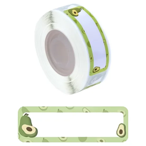 카피어랜드 D30S 전용 라벨스티커, DCP1240-160E 아보카도, 40mm