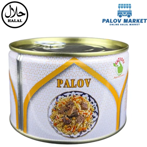 HALAL PLOV(PILAF) STEW SHOHONA 할랄 플로프 통조림, 1개, 400g