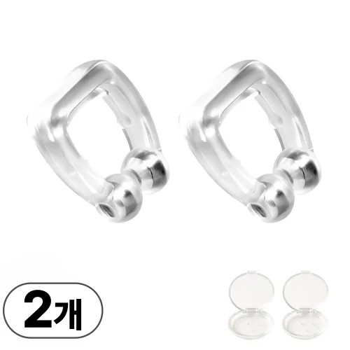 리치케어 코골이 방지 마그네틱 코클립, 2개