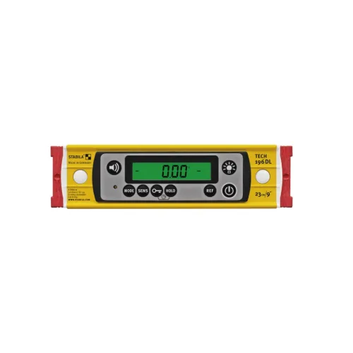 스타빌라 230mm 디지털수평기 TECH 196DL IP67방수 방진 정밀수평 DIY작업, 1개