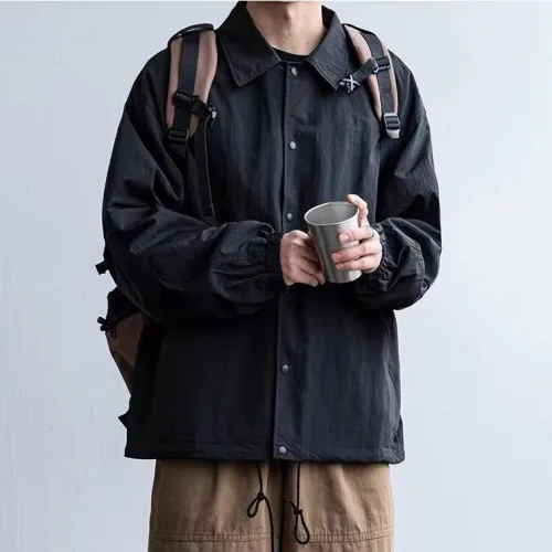 킹앤조이 간절기 가벼운 캐주얼 카이제 스트링 자켓