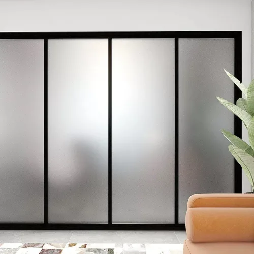 샤일리 무접착 창문 안개 시트지, 클리어 안개시트지