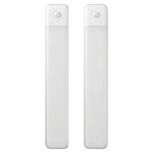 무선LED 인체감지등 충전식 3단모드 자동감지 계단/복도/옷장/찬장/주방조명 Micro USB/Type-C 충전 60/80개 LED, 롱화이트/2개