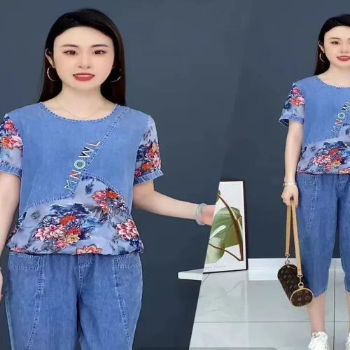 라인 댄스복 스포츠웨어 밸리댄스상의 반팔 라운드티 제품 스포츠 티셔츠 연습복 라틴댄스티 여성