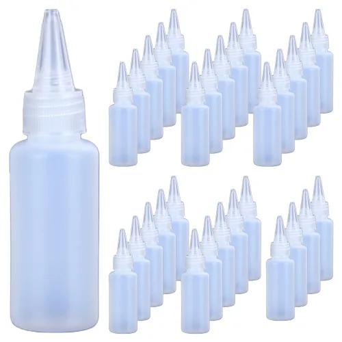 앞날창창 액체 리필 뾰족캡 소분 용기 공병 50ml, 120개, 투명