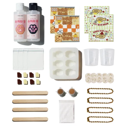 [마니랜드] 미니 붕어빵 스퀴시 만들기 DIY 키트, 1개