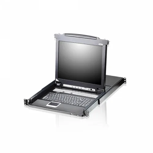 고급형 17형 LCD KVMP스위치 RGB 16포트 USB PS2 VGA 케이블 서버랙 본체 컴퓨터 PC공유기 선택기 셀렉터, 1개