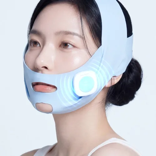 EMS 중안부 리프팅밴드 올리샷 브이밴드 중안부리프팅 ems 밴드 V라인 1개, 블루, 1개, 블루