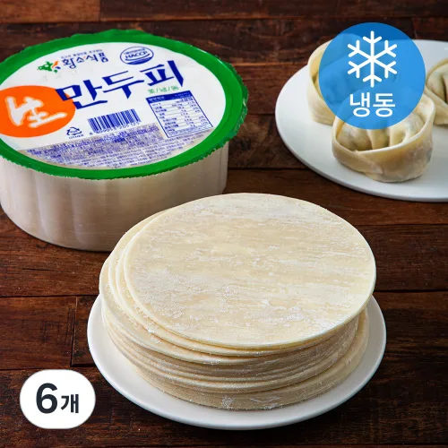 [로켓프레시] 황소식품 생 만두피 (냉동), 850g, 6개