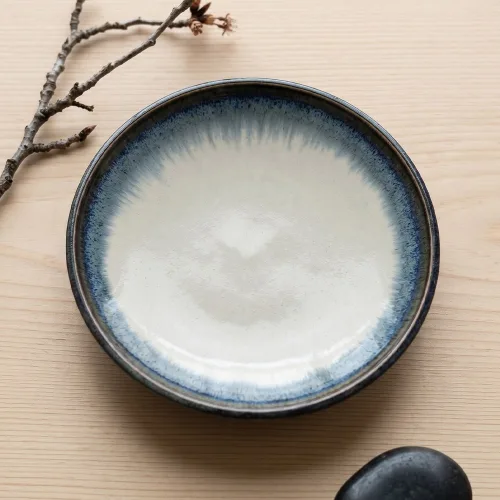 오로라 14CM 원접시 1P 일본식 도자기, 헨느 오로라 4.0 원접시 1P