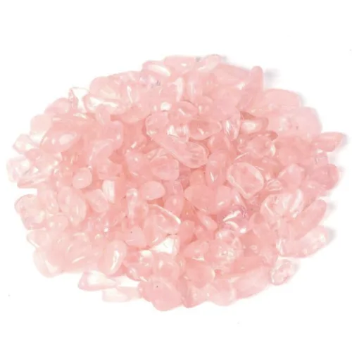 천연 장미수정 로즈쿼츠 자갈 화분 어항 돌 크리스탈 힐링 인테리어 스톤, 500g, 1개