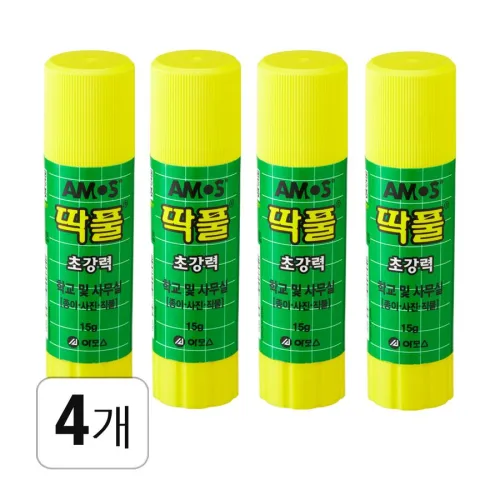 아모스 딱풀, 15g, 4개