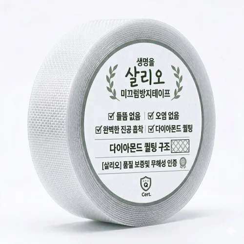 살리오 미끄럼방지테이프 바닥 접착식 스티커 논슬립 방수, 투명, 1개