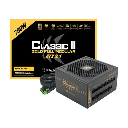 마이크로닉스 Classic II 750W 80PLUS GOLD 230V EU 풀모듈러 ATX 파워
