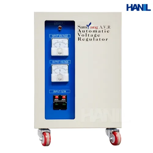 한일 AVR 자동전압조정기 5KVA 삼상 단권 380V-380V 삼양에이브이알, 1개