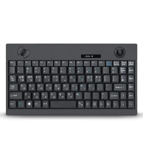 RMK380MINI 무선 트랙볼 미니 키보드 휠버튼 포함, RMK380mini (단일상품)