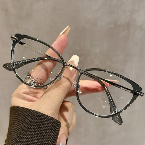 FEISEDY UV400 자외선 차단 선글라스 블루라이트차단 캣아이 여성 레트로 B1518
