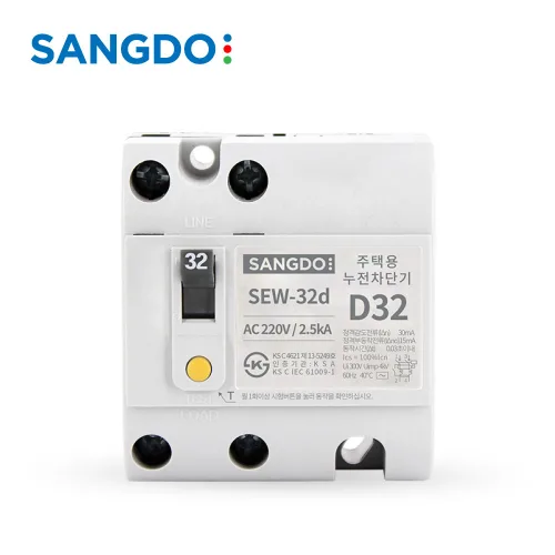 누전 차단기 SEW-32d ELB 주택용 대 2.5KA 20A 32A 상도 전기 통신, 1개